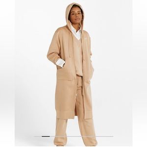 Nike oversized long full zip hoodie